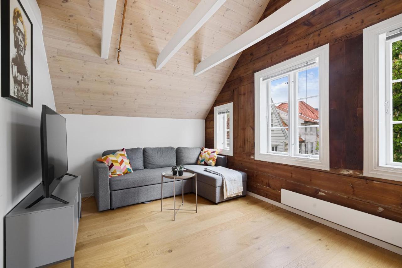 Charming Rooftop Apartment In Heart Of Stavanger Exteriör bild