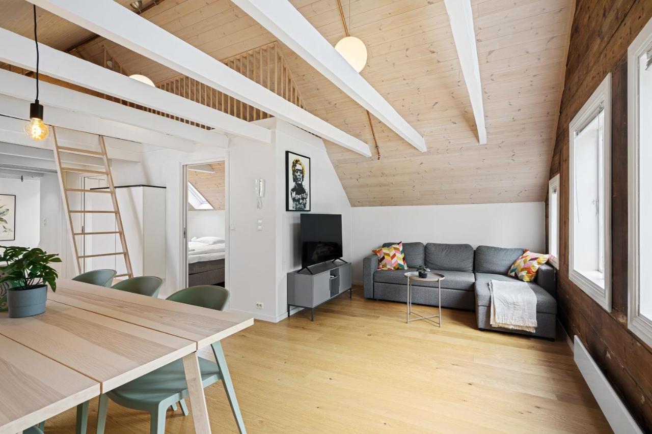 Charming Rooftop Apartment In Heart Of Stavanger Exteriör bild