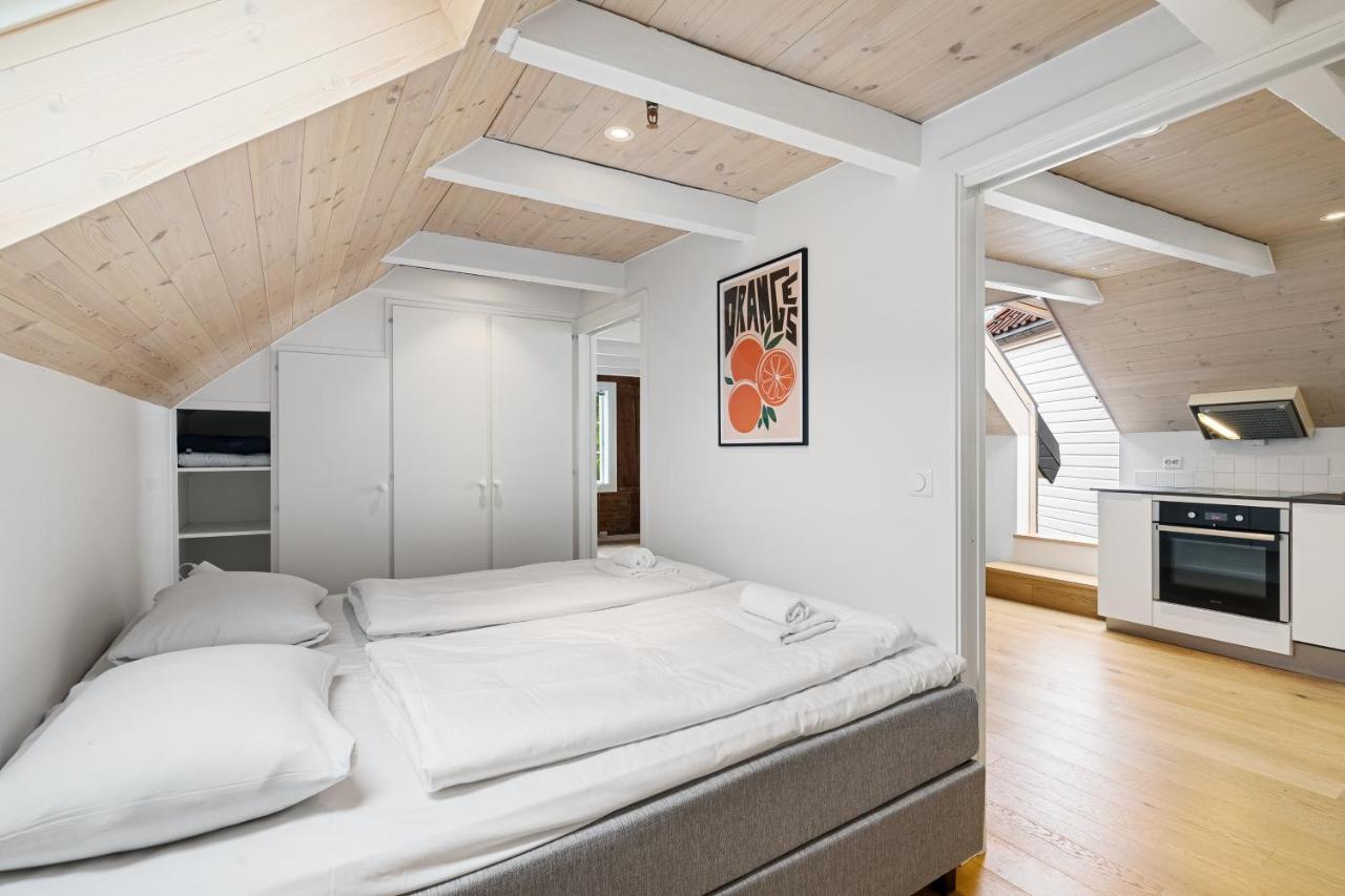 Charming Rooftop Apartment In Heart Of Stavanger Exteriör bild
